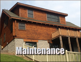  Polkville, North Carolina Log Home Maintenance